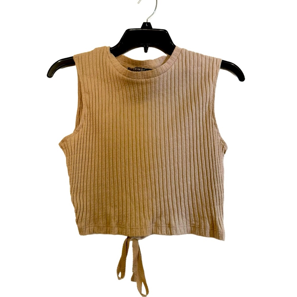 🎉3 for 30. Primark Ribbed Beige Tank Top